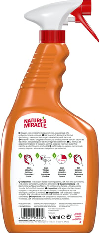 Spray pentru eliminarea petelor și a mirosurilor pentru pisici Nature's Miracle Cat Set-In Stain & Odour Remover Oxy Formula, 709 ml 2