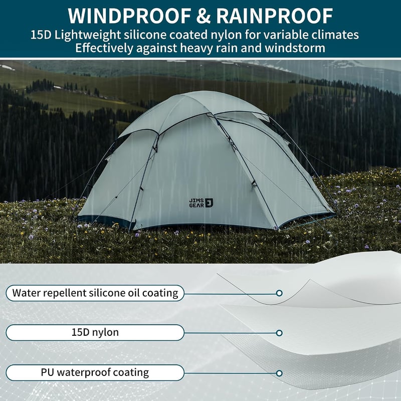 Naturehike 1-2 személyes ultralight sátor 4 évszakos vízálló kemping sátor