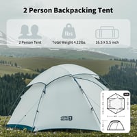 Naturehike 1-2 személyes ultralight sátor 4 évszakos vízálló kemping sátor 2