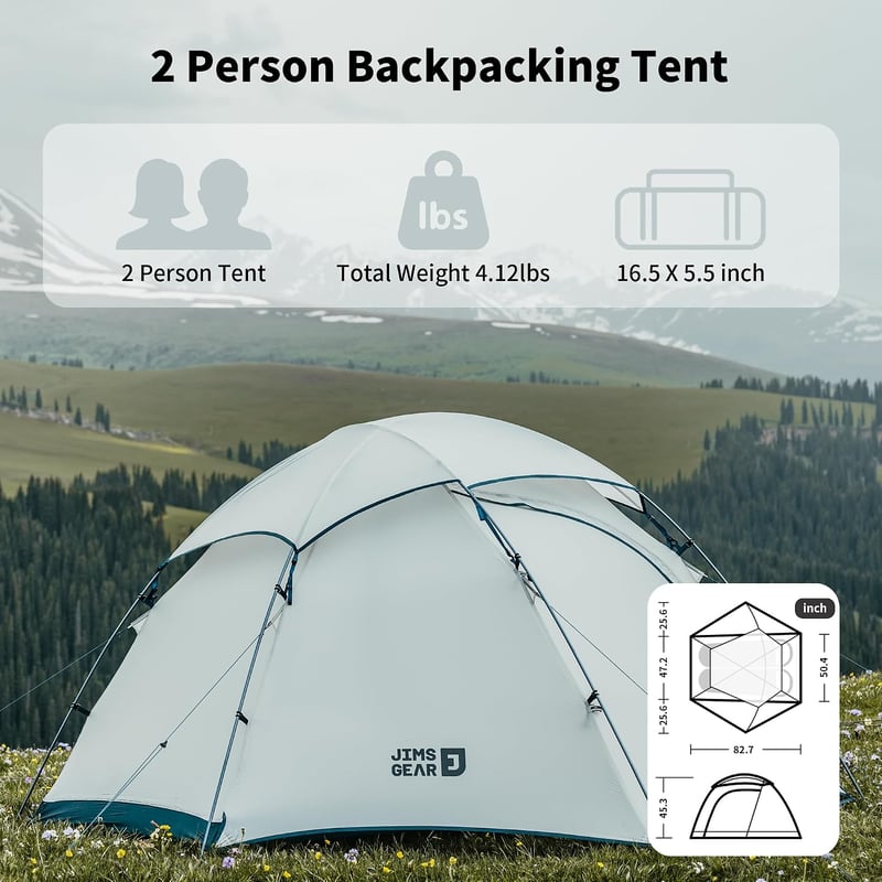 Naturehike 1-2 személyes ultralight sátor 4 évszakos vízálló kemping sátor
