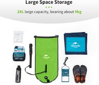 Naturehike 28L vízálló úszótáska buborék légzsák állítható övvel vízi sportokhoz 4