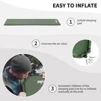 Naturehike 5cm önfelfújó kemping matrac R4.8 összekapcsolható sátorhoz és függőágyhoz 5
