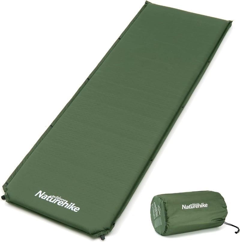 Naturehike 5cm önfelfújó kemping matrac R4.8 összekapcsolható sátorhoz és függőágyhoz