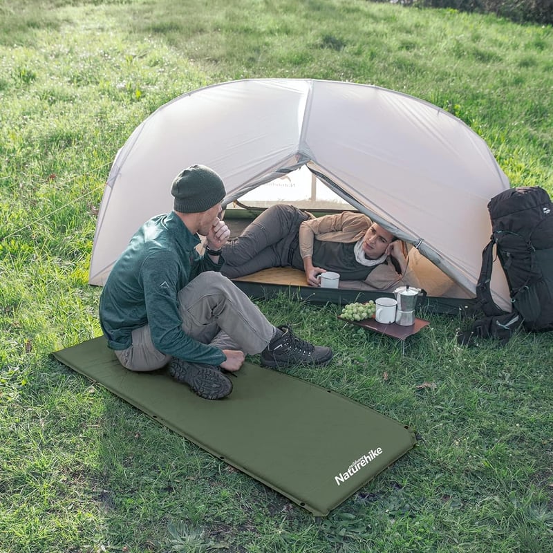 Naturehike 5cm önfelfújó kemping matrac R4.8 összekapcsolható sátorhoz és függőágyhoz