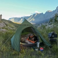 Cort ultraușor pentru o persoană Naturehike Cloud Up, verde pădure - Cort de camping tip cupolă, ultralight, pentru drumeții cu rucsacul, 20D 8