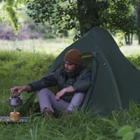 Cort ultraușor pentru o persoană Naturehike Cloud Up, verde pădure - Cort de camping tip cupolă, ultralight, pentru drumeții cu rucsacul, 20D 9