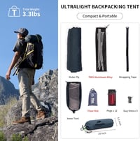 Naturehike Cloud Up 1 személyes sátor könnyű kempingezéshez és túrázáshoz 6