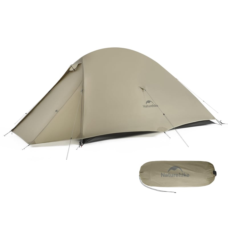 Naturehike Cloud Up Pro lagani kupolasti šator za 2 osobe - kaki - 210x130x105 cm