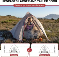 Naturehike Cloud Up Pro 2 személyes ultrakönnyű sátor kempingezéshez és túrázáshoz 3