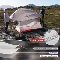 Naturehike Cloud Up Pro 2 személyes ultrakönnyű sátor kempingezéshez és túrázáshoz 6