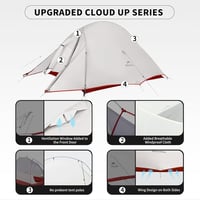 Naturehike Cloud Up Pro 2 személyes ultrakönnyű sátor kempingezéshez és túrázáshoz 4