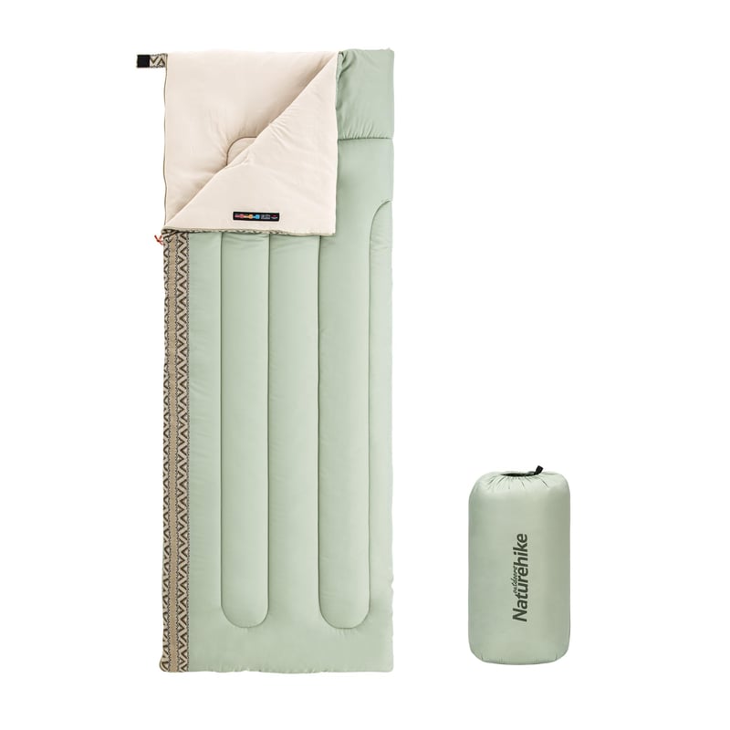 Sac de dormit Naturehike pentru adulți, impermeabil, ușor, tip plic, pentru 3-4 anotimpuri, ideal pentru camping, călătorii și activități în aer liber, 190 x 75 cm