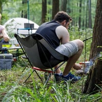 Naturehike Hordozható Kempingszék, Ultrakönnyű Összecsukható Szék Horgászathoz, Piknikhez, Túrázáshoz - Szürke 7