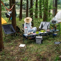 Naturehike Hordozható Kempingszék, Ultrakönnyű Összecsukható Szék Horgászathoz, Piknikhez, Túrázáshoz - Szürke 6