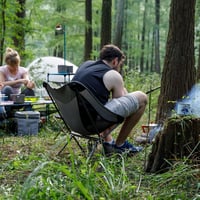 Naturehike Hordozható Kempingszék, Ultrakönnyű Összecsukható Szék Horgászathoz, Piknikhez, Túrázáshoz - Szürke 2