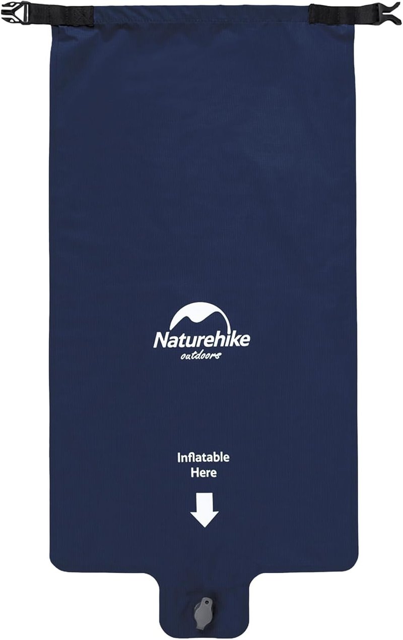 Naturehike Kék Felfújható Matrac Táska - Vízálló Tároló Mobilhoz és Kiegészítőkhöz - 195x59x6,5 cm, 470g
