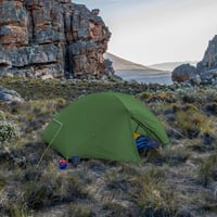 Naturehike Mongar 2-miestny ultraľahký dvojplášťový stan na turistiku a kempovanie - 20D Nylon, olivovozelený, nepremokavý 5