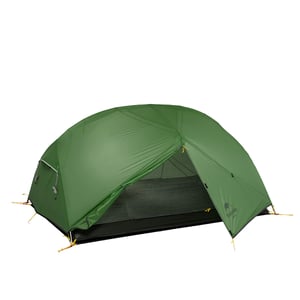 Naturehike Mongar ultralaki šator za dvije osobe - 20D najlon, maslinasto zeleni, vodootporan, dvoslojni šator za kampiranje i planinarenje (210x135x105 cm)