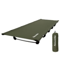Skladacia kempingová posteľ Naturehike s nosnosťou 150 kg – tmavozelená 1