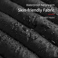 Naturehike Pehely Nadrág Férfi Női Unisex Ultrakönnyű Téli Outdoor Túrázás Kemping Kerékpár Fekete XL 4
