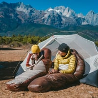 Naturehike Snowbird RDS páperový spací vak typu múmia – Unisex outdoorový kempingový spacák z kačacieho peria pre dospelých 6
