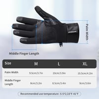 Naturehike téli kesztyű touchscreen ujjal, szélálló meleg kesztyű férfiaknak és nőknek 4