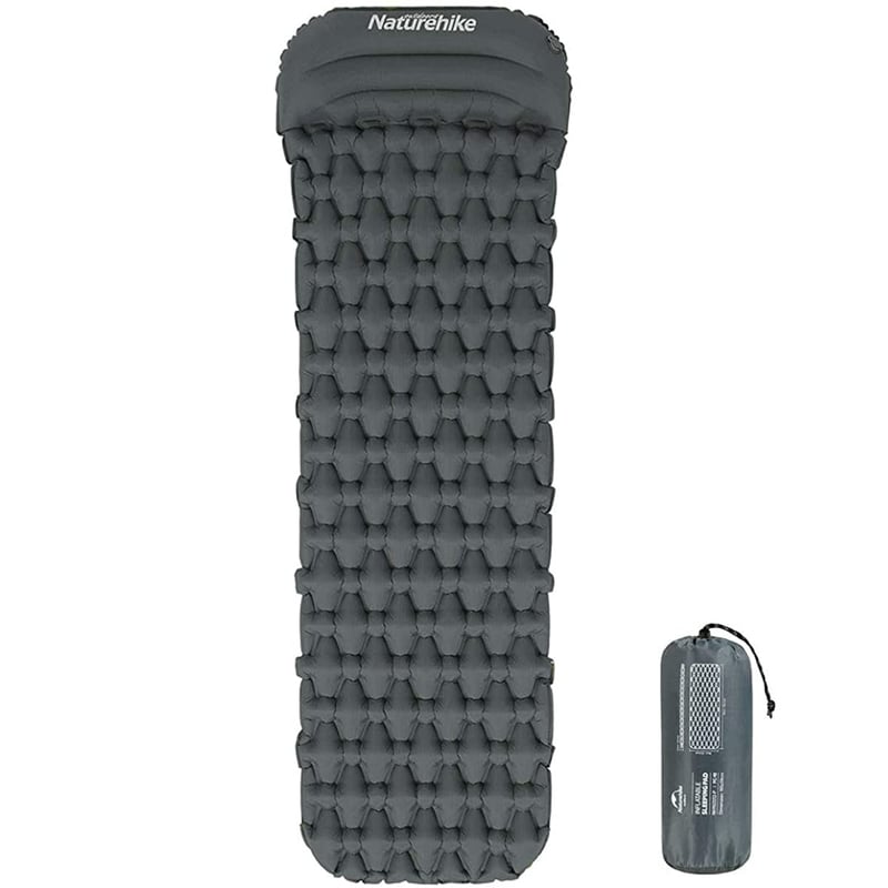 Naturehike Ultrakönnyű Felfújható Kempingmatrac 198*59*6.5cm - Kompakt Túramatrac Hátizsákos Kiránduláshoz, Nedvességálló
