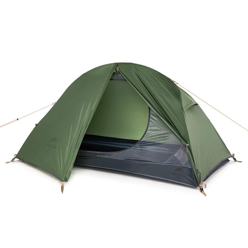 Naturehike Ultralight Stan pre 1 osobu - Vodoodolný turistický stan pre 4 ročné obdobia, vetruodolný dizajn pre turistiku s batohom, kemping