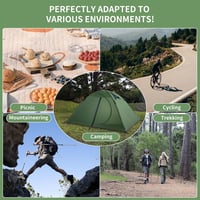 Naturehike Hillock 2 személyes könnyű túrázósátor - zöld 9