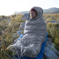Naturehike CW400 pehelyhálózsák 650 töltőerő, 4 évszakos - szürke - L-es méret 5