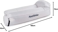 Naturehike Vízálló Felfújható Lounger Szürke - Hordozható Strand és Kempingágy 7