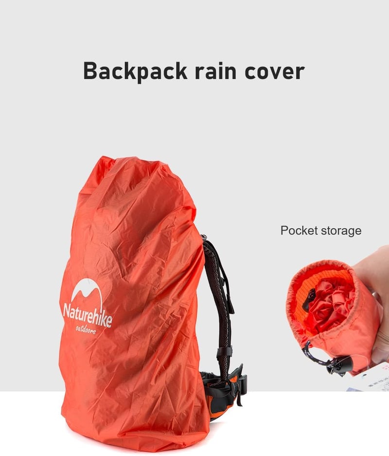 Naturehike vízálló hátizsák esővédő nylon ponyva túrázáshoz