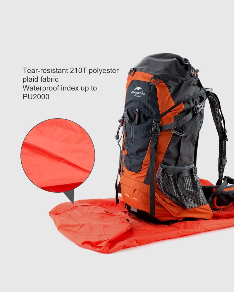 Naturehike vízálló hátizsák esővédő nylon ponyva túrázáshoz