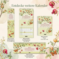 Naturzauber Streifenplaner 2027 fali naptár 11,3x49,5 cm – Janneke Brinkman virágos illusztrációival, hellyel időpontoknak és jegyzeteknek, konyhába, előszobába és irodába 5