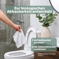 Naty vlažne maramice za bebe, koje se mogu bacati u WC školjku, 98% vode, 168 kom (3 pakiranja), hipoalergene, bez mirisa, 100% bez plastike, za osjetljivu kožu 5