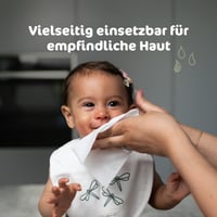 Naty vlažne maramice za bebe, koje se mogu bacati u WC školjku, 98% vode, 168 kom (3 pakiranja), hipoalergene, bez mirisa, 100% bez plastike, za osjetljivu kožu 6