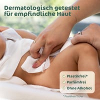 Naty vlažne maramice za bebe, koje se mogu bacati u WC školjku, 98% vode, 168 kom (3 pakiranja), hipoalergene, bez mirisa, 100% bez plastike, za osjetljivu kožu 4