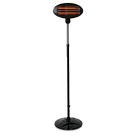 Navaris grijaća lampa za bebe sa stalkom, 3 stupnja grijanja za stol za prematanje - crna 1