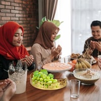 NAVESO Eid Mubarak Hold Csillag Tálca, Ramadan Arany Fém Tányér Szett, Iszlám Ünnepi Asztal Dekoráció 7