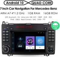 Navinio 7 hüvelykes Android autórádió autó GPS navigáció CarPlay csere Mercedes A B V W169 W245 W639 W447 Viano W906 Sprinter Crafter Blueto 4
