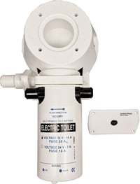 Navpower 12V Elektromos WC Konverziós Készlet Hajó Lakóautó Karavánhoz Jabsco Kompatibilis 2