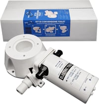 Navpower 12V Elektromos WC Konverziós Készlet Hajó Lakóautó Karavánhoz Jabsco Kompatibilis 1