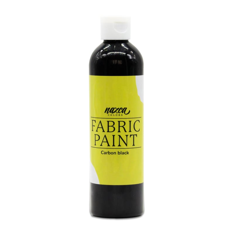 Nazca Colors Fekete Textil Festék 250ml - Ruhák, Pólók, Farmerek, Táskák és Bőrcipők Festésére - Nagy Fedőképességű Mosható Textilfesték