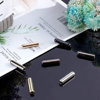 nbeads 24 bucăți capete de șiret cu șurub din aluminiu, 4 culori, capete rotunde pentru repararea și personalizarea șireturilor de pantofi 6