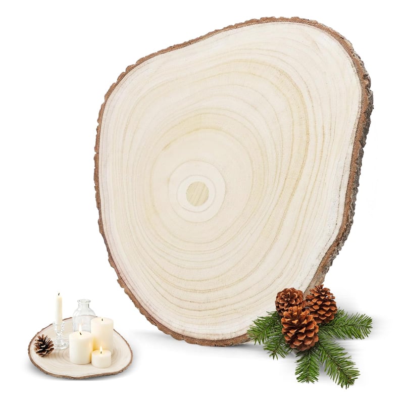 NCOALE drevený plát na remeselné účely a dekoráciu – priemer 30 – 35 cm