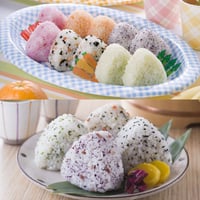 Súprava NCOALE na výrobu onigiri, 3 ks trojuholníková forma na sushi s nepriľnavým povrchom, vrátane formovacej nádoby na ryžu a ryžovej lyžice, bento lis do kuchyne 7