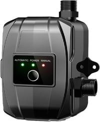 NCONCO 24V Automata Nyomásfokozó Szivattyú 150W - Hideg-Meleg Víz Keringető Pumpa 32L/perc Fürdőszobához, Zuhanyzóhoz, WC-hez Szerelési Tart 1