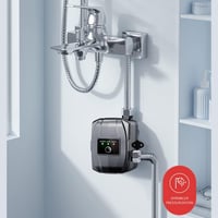 NCONCO 24V Automata Nyomásfokozó Szivattyú 150W - Hideg-Meleg Víz Keringető Pumpa 32L/perc Fürdőszobához, Zuhanyzóhoz, WC-hez Szerelési Tart 7