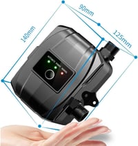 NCONCO 24V Automata Nyomásfokozó Szivattyú 150W - Hideg-Meleg Víz Keringető Pumpa 32L/perc Fürdőszobához, Zuhanyzóhoz, WC-hez Szerelési Tart 2