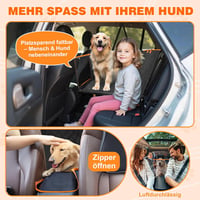 Neccis Autós Kutyatakaró Hátsó Ülésre Kivehető Kemény Alappal, 136x61 cm, Vízálló, Karcálló, 150 kg Teherbírású Védőhuzat, 95% Autóba Illesz 4